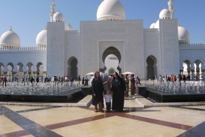 Outside the Grand Mosque